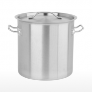 Каструля висока з кришкою, з нержавіючої сталі, 17 л GastroInox X2750