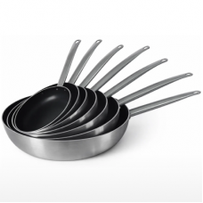 Сковорідка алюмінієва з антипригарним покриттям, діаметр 240 мм, OmniChef's X7093